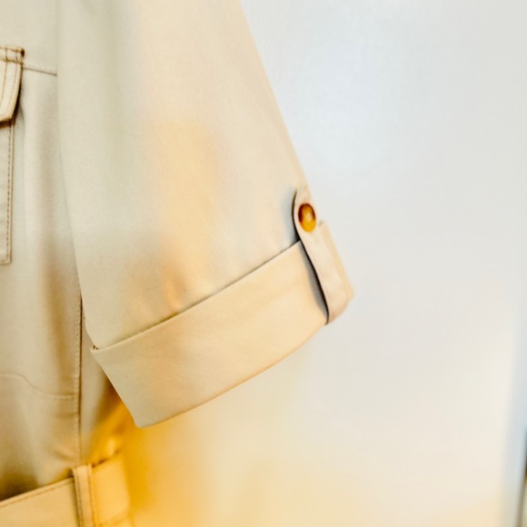 Alex Marie Khaki Shirtdress Sz: 8P - Picture 6 of 7